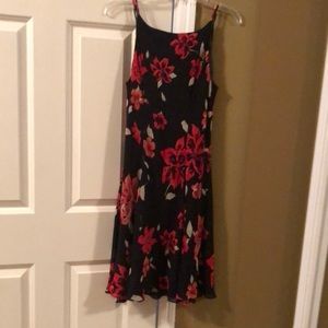 Wonderful flouncy sheer with lining dress for dressy or summer fun